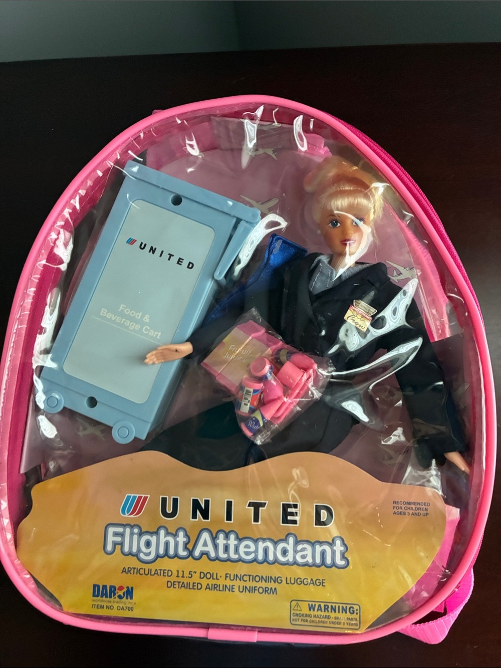 Toy backpack